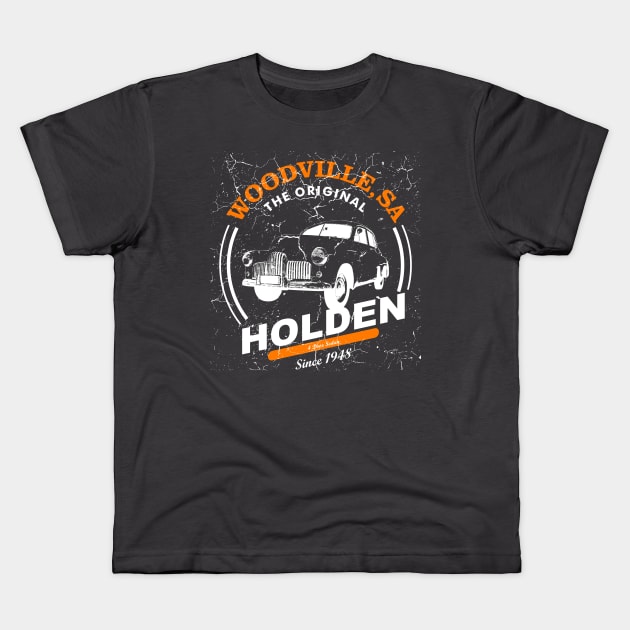 Holden original 1948 Woodville Kids T-Shirt by CC I Design
